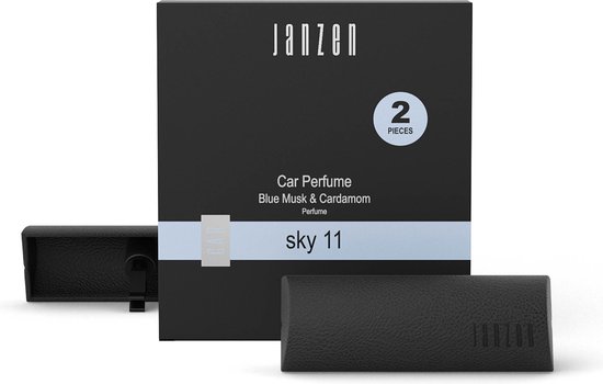 JANZEN Car Perfume - Sky 11 - Autoparfum - Zacht en Sensueel - 2 stuks