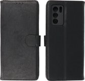 Oppo Reno 6 Pro 5G Hoesje - Book Case Telefoonhoesje - Kaarthouder Portemonnee Hoesje - Wallet Case - Zwart