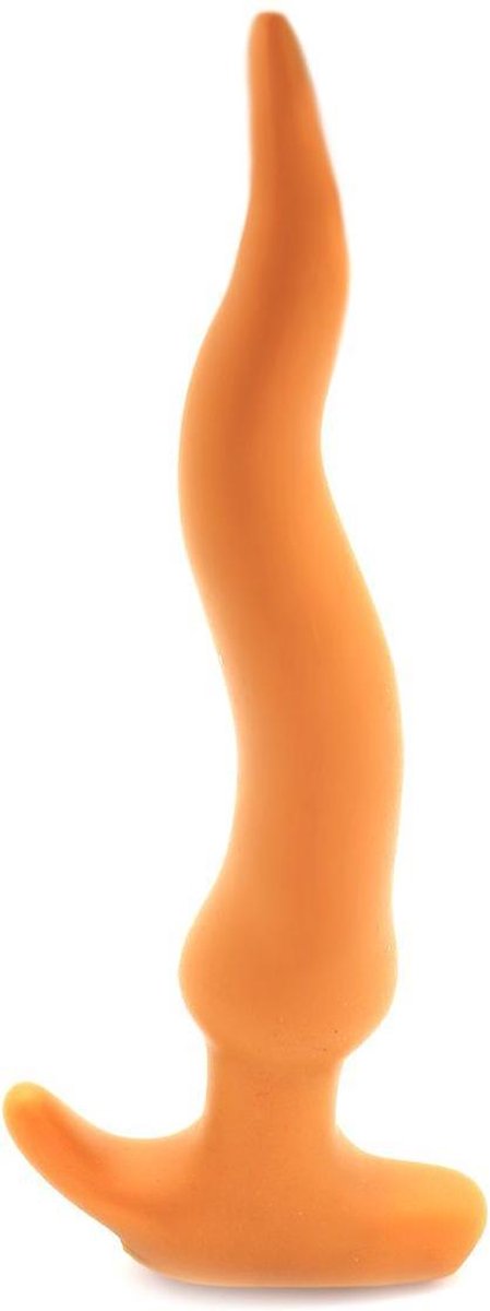 Gold Play - Soft Liquid Siliconen Anaal Dildo - Wave - Goud S