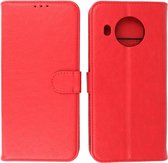 Hoesje Geschikt voor Nokia X10 / X20 - Book Case Telefoonhoesje - Kaarthouder Portemonnee Hoesje - Wallet Cases - Rood