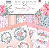 The Paper Boutique Papierset - Summertime Blooms - 8x8 inch - 36 + 32 stuks