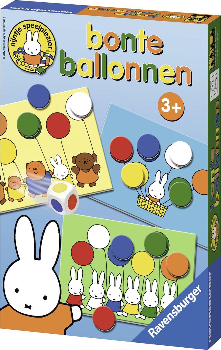 Ravensburger nijntje bonte ballonnen