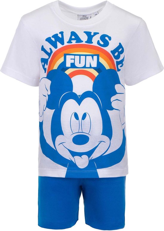 Mickey Mouse - Pyjama short - Wit - 3 ans - 98cm