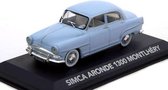 Simca Aronda 1300 Montlhery (Lichtblauw) (10 cm) 1/43 Atlas - Modelauto - Schaalmodel - Model auto - Miniatuurauto - Miniatuur autos