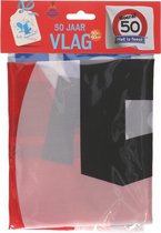 50 jaar - vlag 50 jaar - Sarah 50 jaar - Abraham 50 jaar - vlag Sarah - vlag Abraham - Verkeersbord vlag 50 jaar