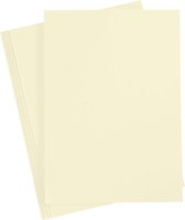 Carton coloré, jaune pastel, A4, 210x297 mm, 210 g, 10 feuilles/1 boîte