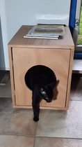 Bronneger Exclusive - kattenhuis - XL - kattenbak ombouw kast - kattenmand