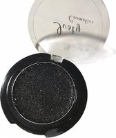 Justy Cosmetics - Mono oogschaduwglitter - Zwarte Glitter - Nummer 02 - 1 doosje met 3,5 gram inhoud
