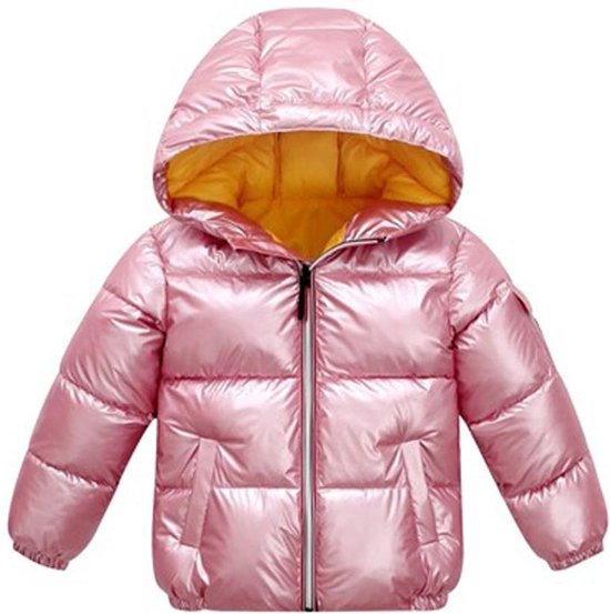 dennenboom Aanhoudend paar Winterjas - roze - meisjes - waterbestendig - jas houdt wind en regen tegen  - met kap... | bol.com