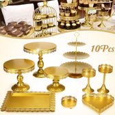 Dakta® Decoratieset | Goud | 10 stuks | Woonkamer accessoires | Decoratie | Complete set