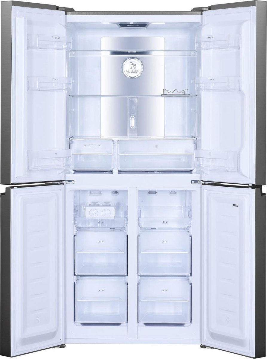 Beko GNO4031GS frigo américain Autoportante 421 L E Noir, Gris