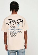 JORCUSTOM JRCSTM Loose Fit T-Shirt - Sand - Volwassenen - Maat L