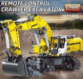 ETB BlocksÂ® Technic Graafmachine 2071 stukjes - RC Voertuigen - Engineering Truck - Exclusive Edition - Compatibel met grote merken