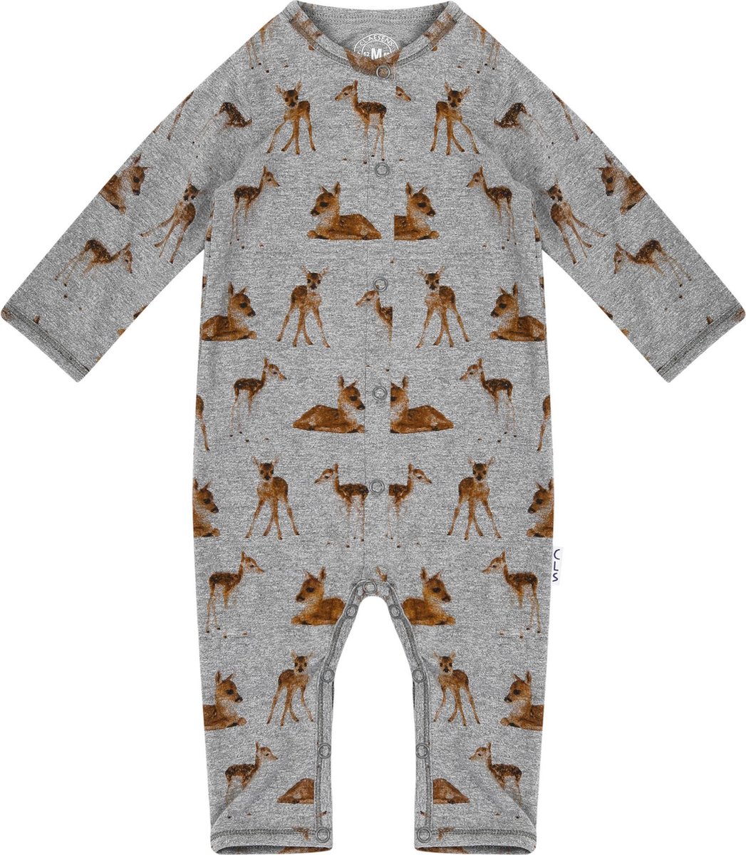 Claesen's Unisex Baby Pakje - Herten Print - Maat 68-74
