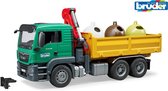 Bruder - MAN TGS Truck with 3 glass recycling containers and bottles (BR3753)