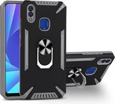 Voor vivo Y95 / U1 PC + TPU-beschermhoes met 360 graden draaibare ringhouder (grijs)