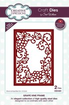 Creative Expressions Stans - Frame met druiven - 8,5cm x 12cm - Set van 2