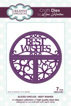 Creative Expressions Stans - 'Best Wishes' - Ø10,4 - Set van 7