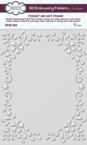 Creative Expressions 3D Embossing Folder - Patroon met vergeet-me-nietjes - A5