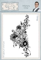 Sentimentally Yours Cling stamp - Bloemen hoekje - A6 - voorgesneden