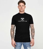 JORCUSTOM Trademark Slim Fit T-Shirt - Zwart - Volwassenen - Maat XL