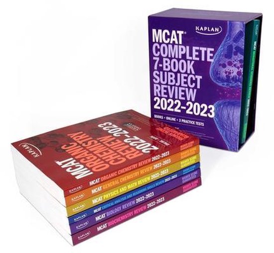 MCAT Complete 7Book Subject Review 20222023 9781506277424 Kaplan