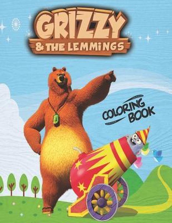 Grizzy and The Lemmings Coloring Book, Rd Creative 9798460288090