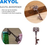Akyol - Sleutel bieropener - Keychain - Beer opener - Accessoires - Sleutelhanger - Leuke flesopener