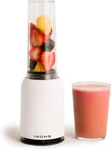 CREATE - MOI SLIM - Draagbare glazen blender - sappen, shakes of smoothies - 400ml - Wit