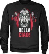 La Casa De Papel Sweater/trui -S- Bella Ciao! Zwart