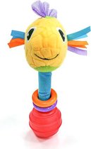 Loua's favorites Baby rammelaar vis met gekleurde staart, Babyspeelgoed 0 jaar, Zachte knuffel, Baby speelgoed 6 maanden, rammelaar, stoffen rammelaar,