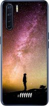 6F hoesje - geschikt voor OPPO A91 -  Transparant TPU Case - Watching the Stars #ffffff