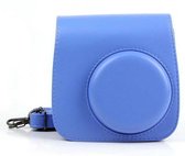 Fujifilm - Fujifilm Instax - Fujifilm Fuji instax mini 8/9/11/12 Camera case tas met schouderriem - Blauw