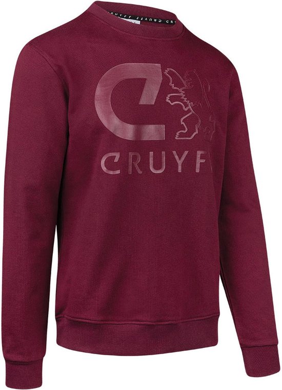 Cruyff Hernandez Trui - Mannen - Bordeaux Rood | bol.com