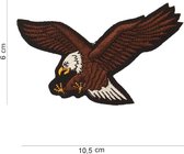 Embleem stof flying eagle links kijkend country & western