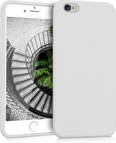 kwmobile telefoonhoesje voor Apple iPhone 6 Plus / 6S Plus - Hoesje voor smartphone - Back cover in mat wit
