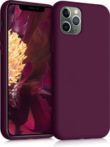 kwmobile telefoonhoesje geschikt voor Apple iPhone 11 Pro - Hoesje voor smartphone - Back cover in bordeaux-violet