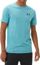 Under Armour Sportstyle Shirt Blauw Heren - Maat XL
