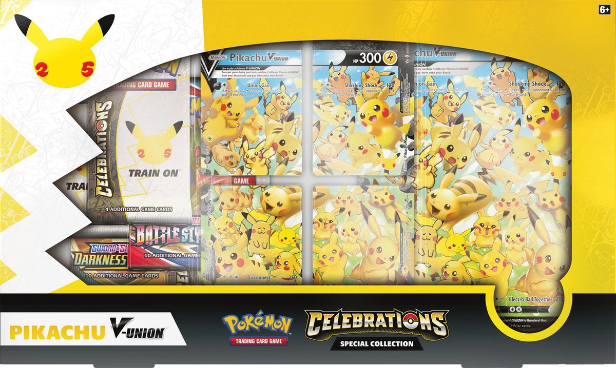 Pokémon Celebrations Pikachu V Union Special Collection Box - Pokémon Kaarten — cadeau in Spellen & Speelgoed - foto 2