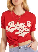 Superdry Dames tshirt Limited Edition College Chenille T-Shirt