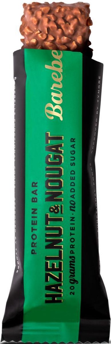 Barebells - Protein Bars (Hazelnut/Nougat - 12 x 55 gram) - Eiwitreep - Energiereep — afbeelding 2