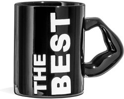 Mok ' The Best ' - spierbal - zwart