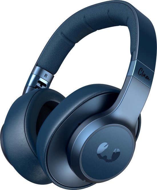 Fresh 'n Rebel Clam ANC - Over-ear koptelefoon draadloos -  Active Noise Cancelling - Blauw - Steel Blue