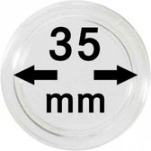Lindner Hartberger muntcapsules Ø 35 mm (10x) voor penningen tokens capsules muntcapsule