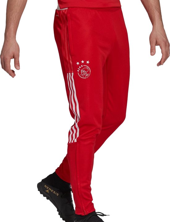 Pantalon de sport adidas Tiro - Taille XS - Homme - Rouge - Wit