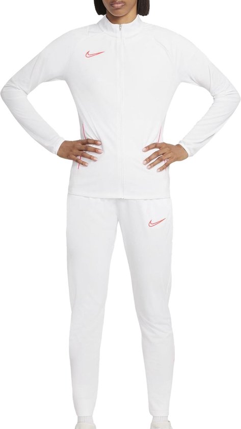 lettergreep Aanklager soort Nike Dri-FIT Academy 21 Trainingspak - Maat S - Vrouwen - Wit - Oranje |  bol.com