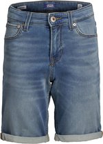 JACK&JONES JUNIOR Jongens Korte Spijkerbroek Jeans - Blue Denim - Maat 170