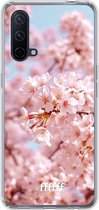 6F hoesje - geschikt voor OnePlus Nord CE 5G -  Transparant TPU Case - Cherry Blossom #ffffff