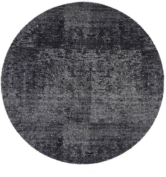 Heb je een 'huilende plant'? Het verschijnsel guttatie 7 Vinyl vloerkleed - Velvet Anthra - 100 cm Ø