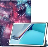 Huawei MatePad 11 Inch (2021) Hoes - Tri-Fold Book Case - Galaxy
